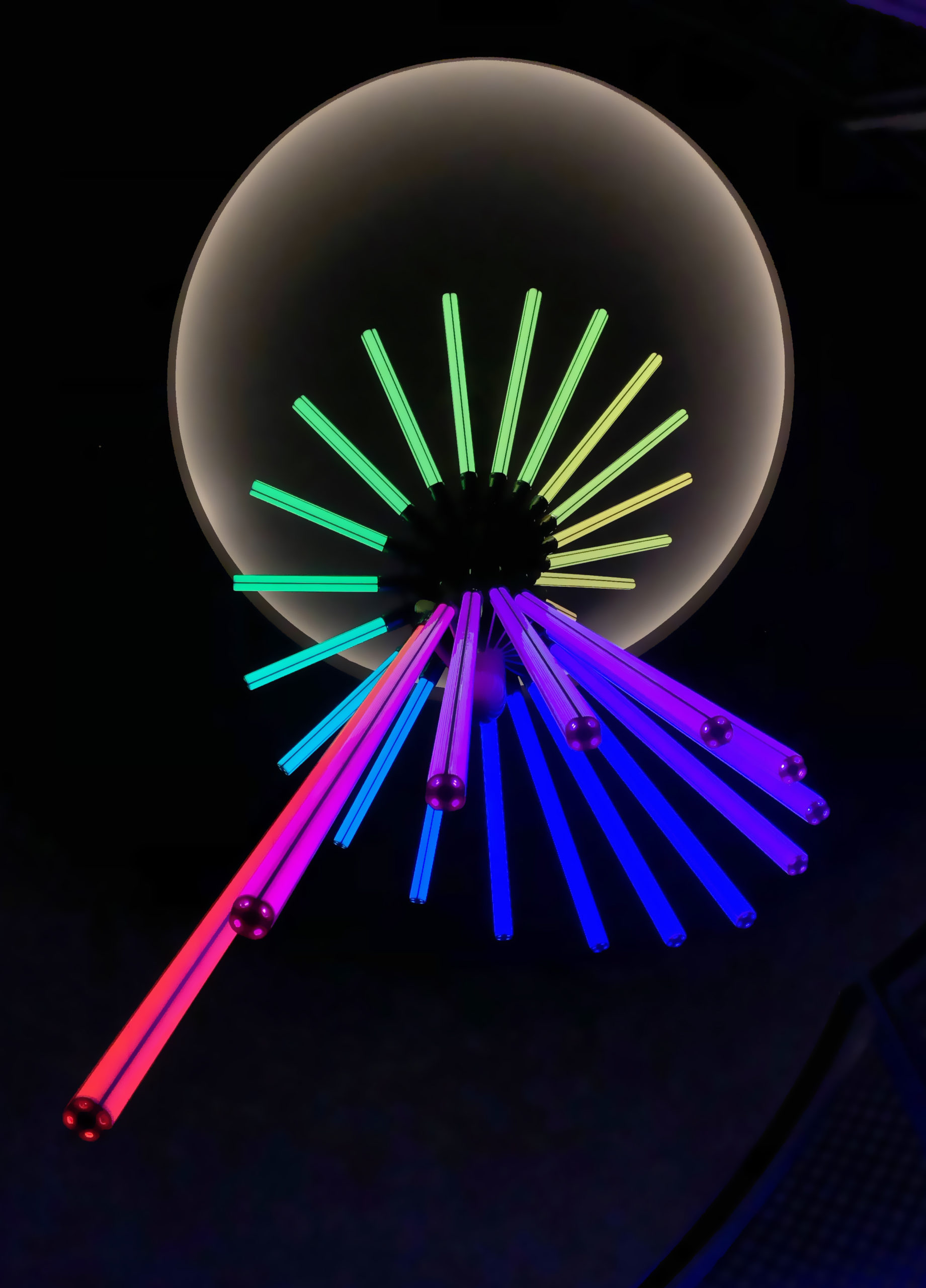 COLORBARZ light sculpture Background